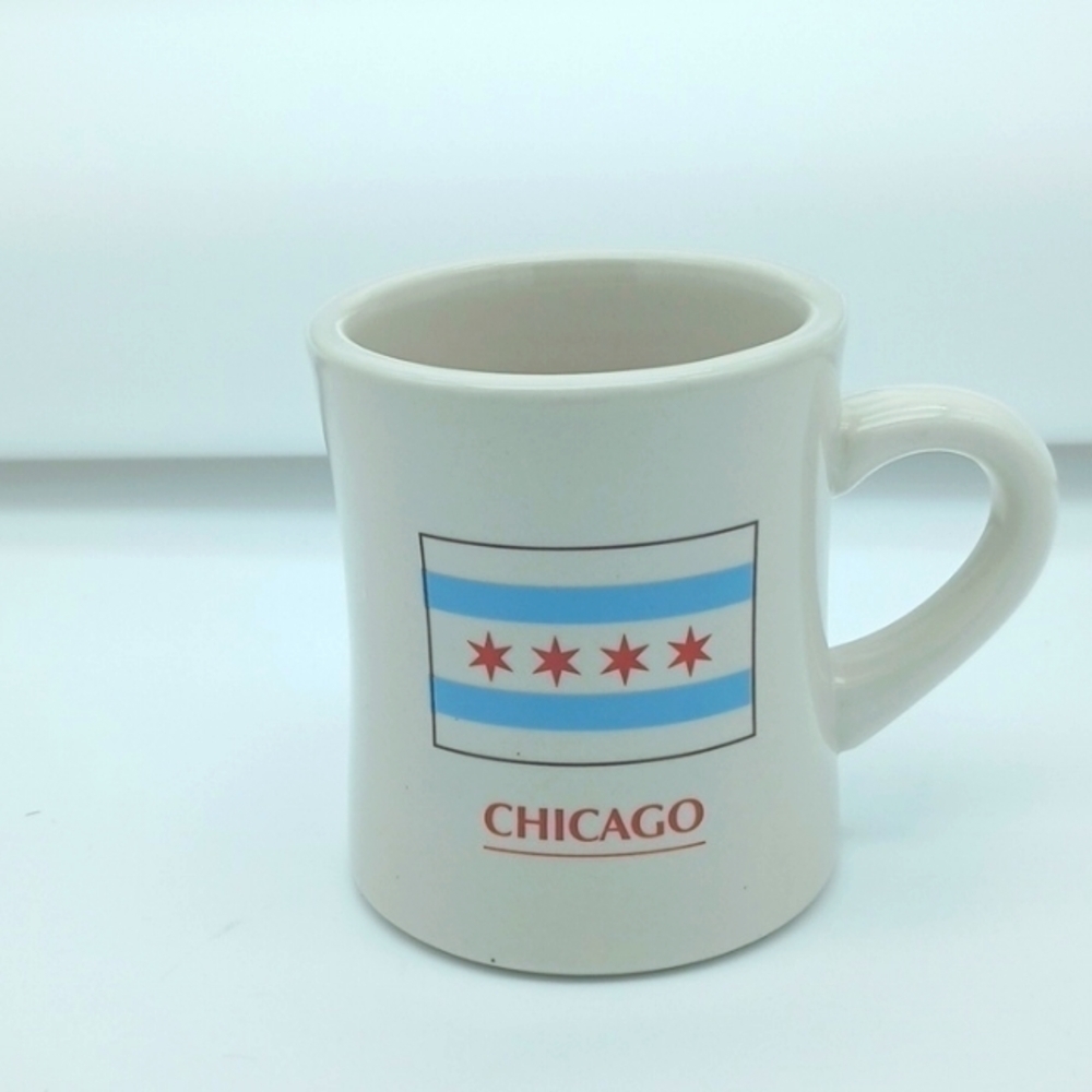 Chicago Flag Mug The coffee and tea exchange